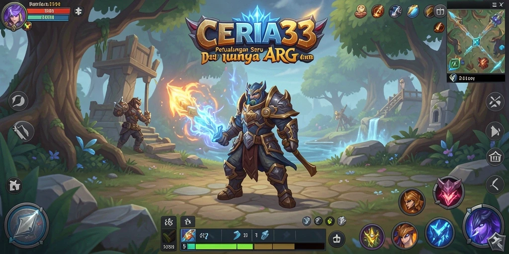 Tampilan seru gameplay ARPG CERIA33 yang penuh aksi.