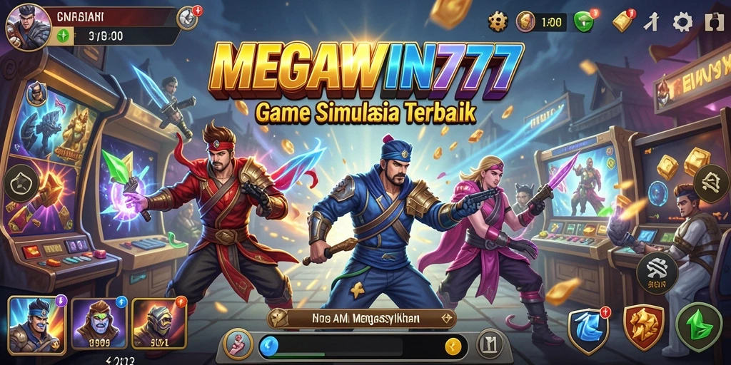 Gameplay seru dalam MEGAWIN777 yang menampilkan simulasi mendalam.