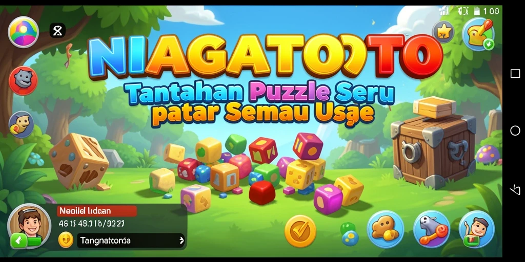 Gameplay seru dan menantang dari NIAGATOTO dalam bentuk Puzzle.