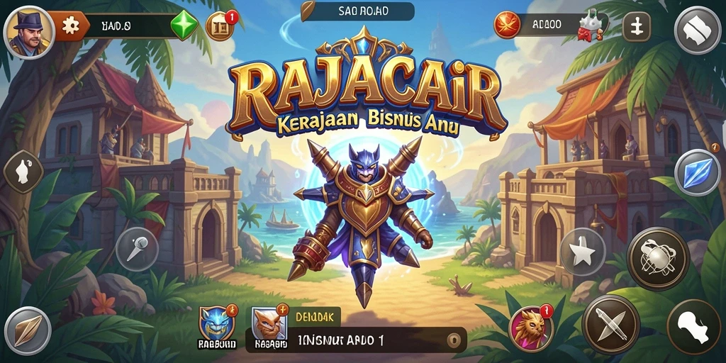 Gambaran menarik gameplay RAJACAIR yang penuh strategi Tycoon.