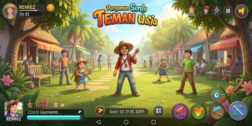 Tangkapan layar REMI62 menampilkan gameplay yang seru dan interaktif.